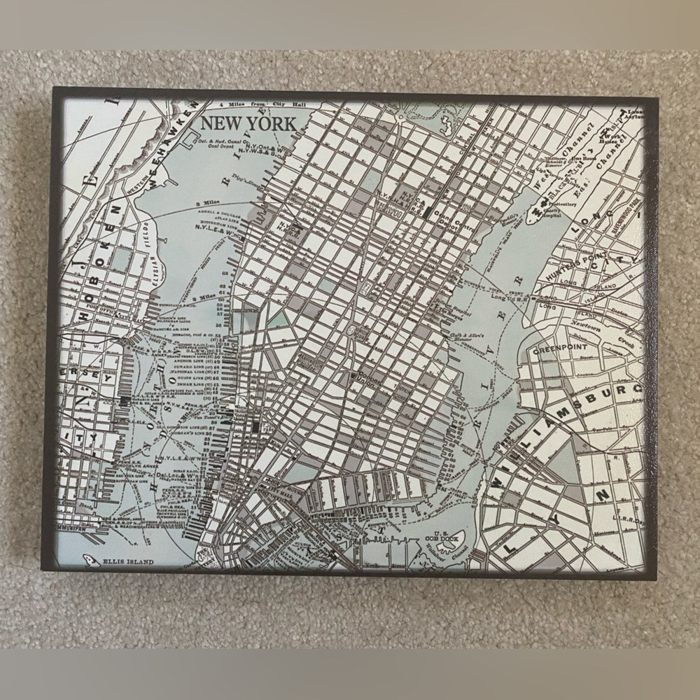 New York City / Manhattan Print Canvas